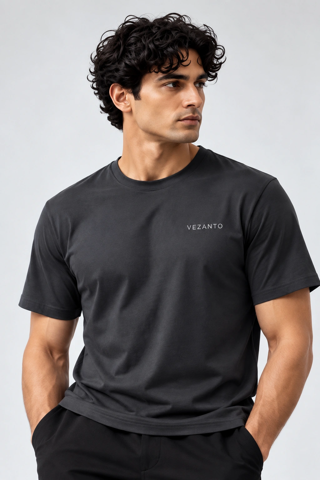 Essential Charcoal Tee